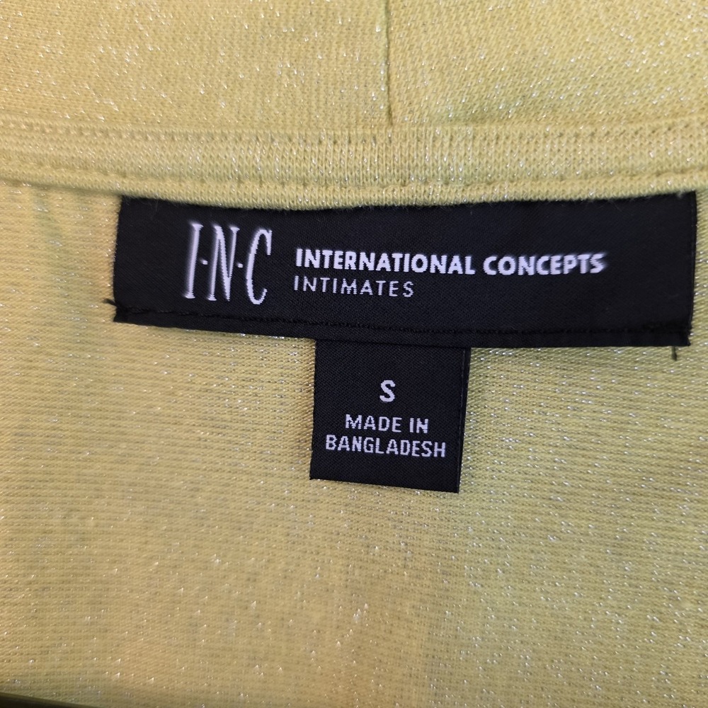INC International Concepts Intimates Green Shimmer Robe & Cami Set Size 2pc - Picture 11 of 16